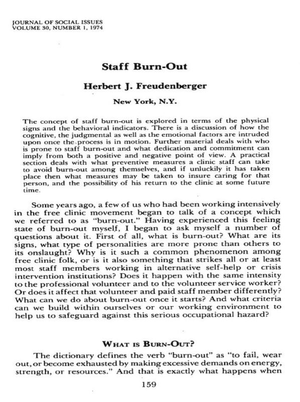 Burnout: estresse e esgotamento